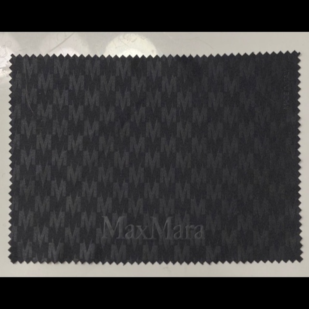 Max Mara Sunglasses Eyeglasses Microfiber Cleaning Cloth Black
